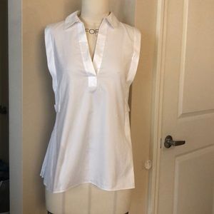 T by Alexander Wang sleeveless poplin shirt, sz 2